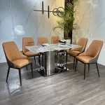 BÀN GHẾ BỌC DA CAO CẤP
MS55