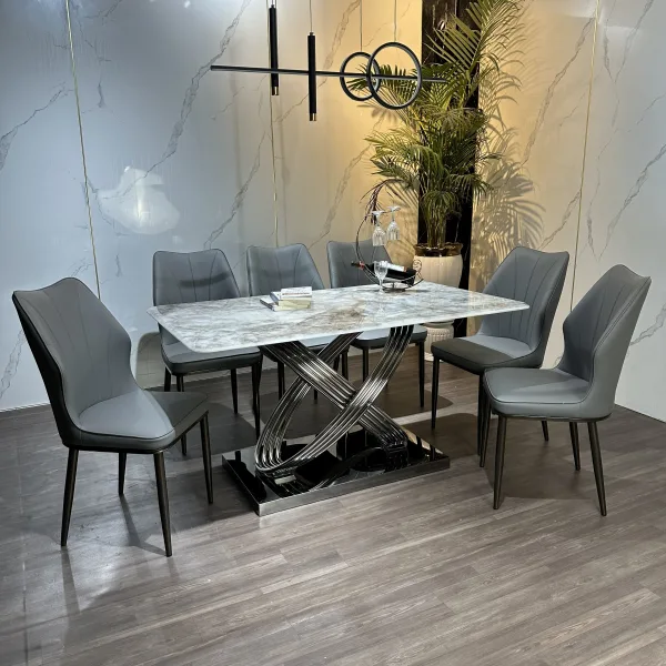BÀN GHẾ BỌC DA CAO CẤP
MS61