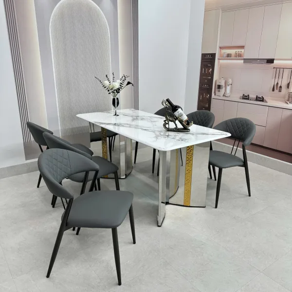 BỘ BÀN ĂN CAO CẤP HIỆN ĐẠI TTB HOME MÃ KH009 