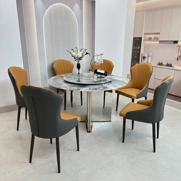 BÀN GHẾ BỌC DA CAO CẤP
MS19