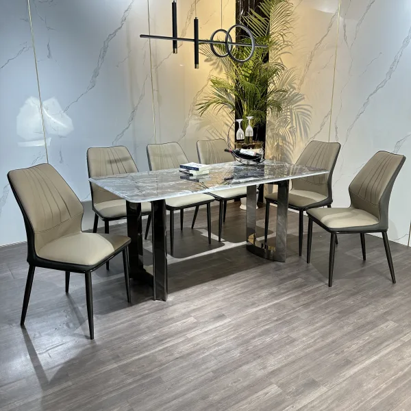 BÀN GHẾ BỌC DA CAO CẤP
MS48